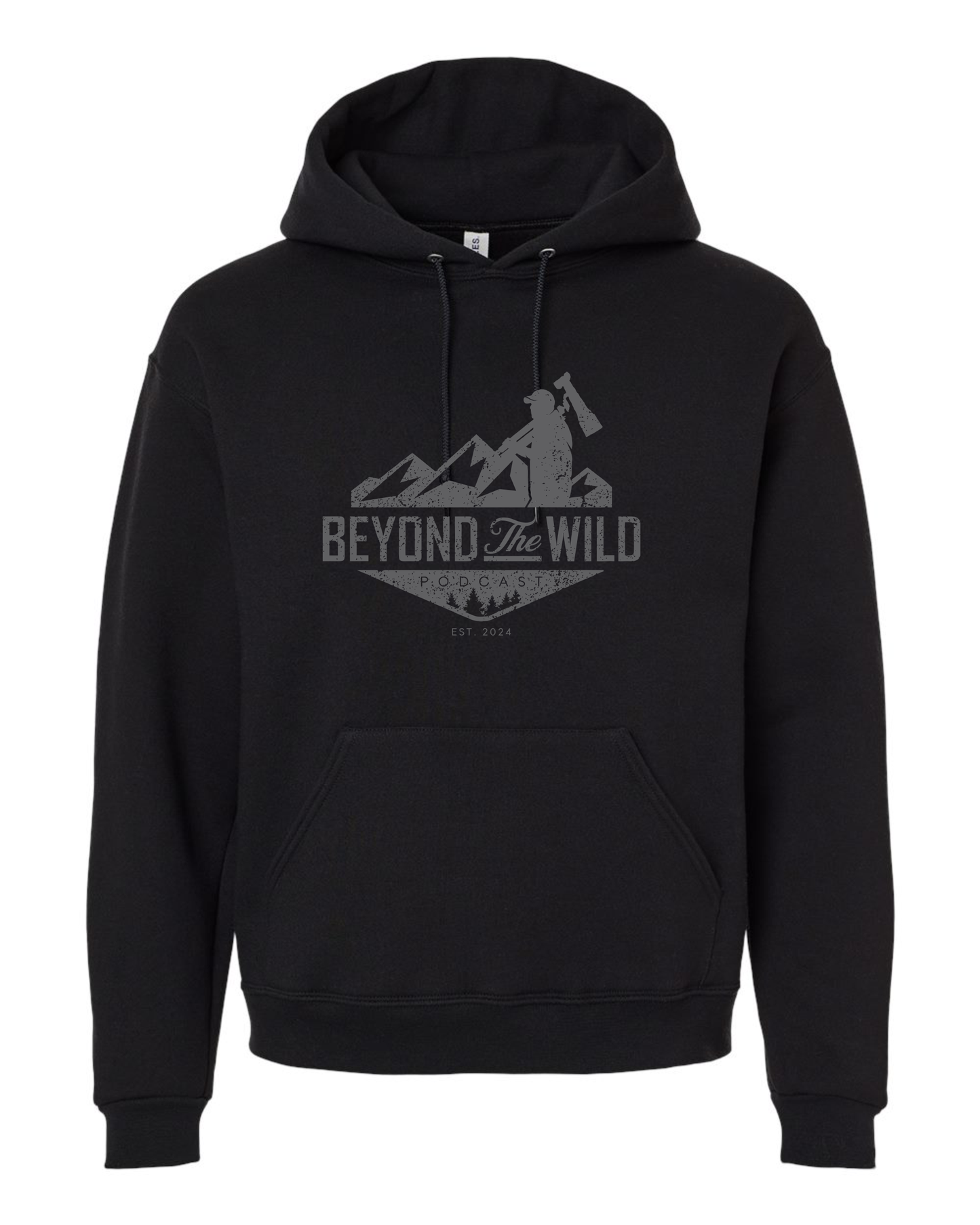 Screen Printed Heavy Weight Hooded Sweatshirt Banner Logo