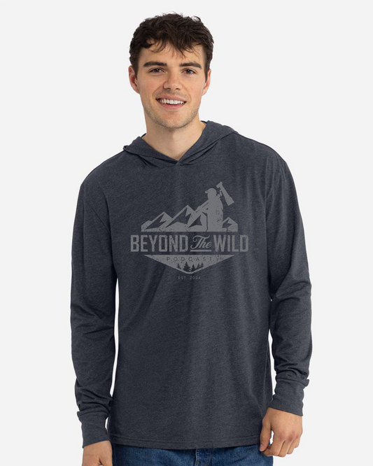 Screen Printed Hooded T-Shirt Banner Logo