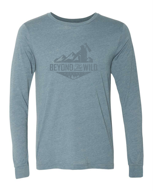 Screen Printed Long Sleeve T-shirt Banner Logo